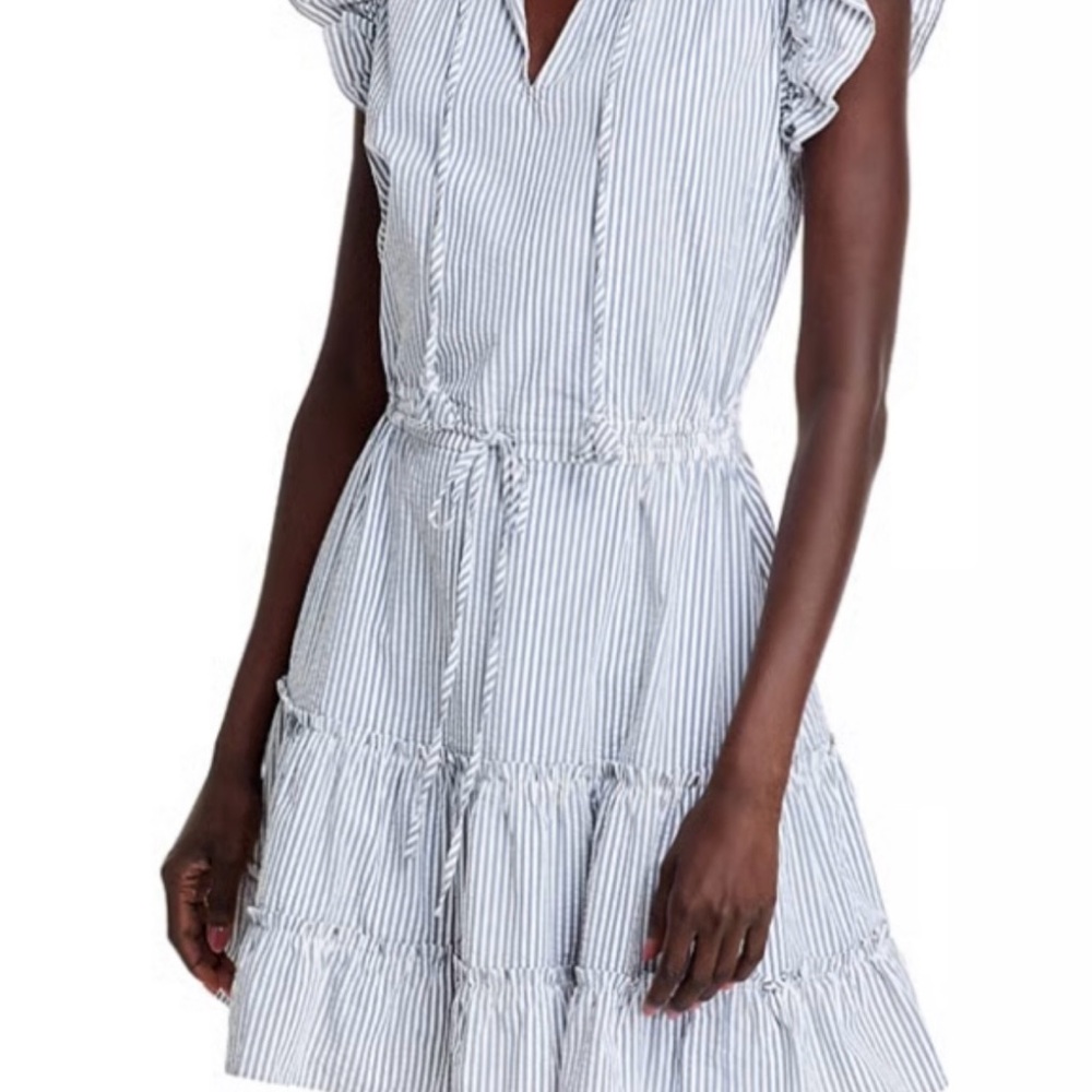 NWT Vineyard Vines Performance Striped Mini Dress